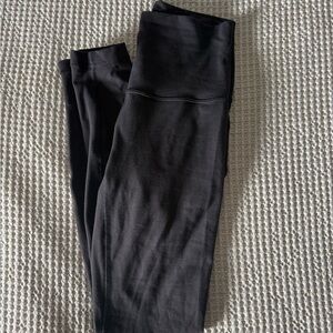 Lululemon Black Align Leggings Size 4 Good Condition